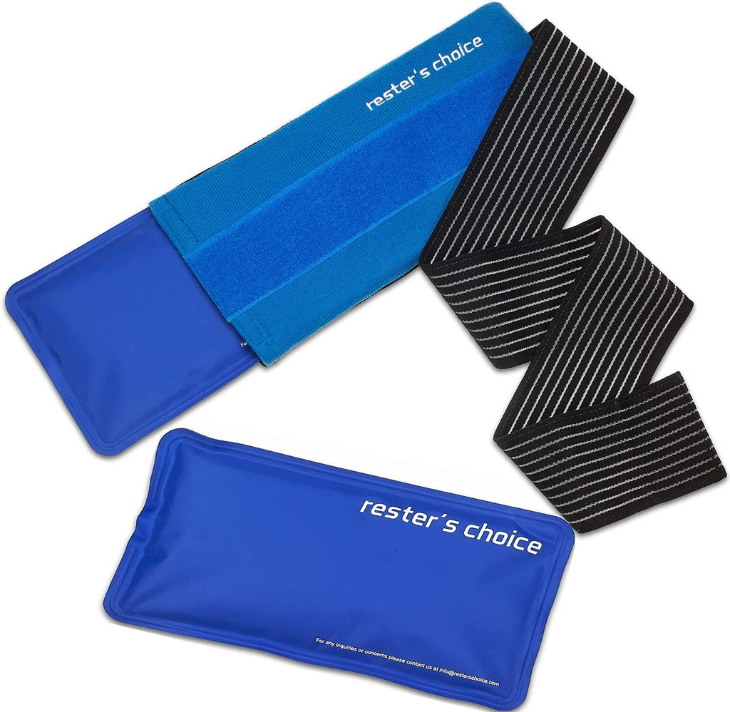 Rester's Choice Extra-Large Gel Ice Pack (13 x 22) - Reusable, Flexible,  Durable - Ideal for Back, Shoulder, Knee